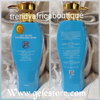 Lait TIK TOK Whitening Body Lotion 500ml X 1 Glutathion & Collagen super Good | eBay Lait TIK TOK Whitening Body Lotion 500ml X 1 Glutathion & Collagen super Good | eBay