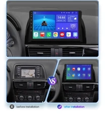 10" For Mazda CX5 2012-15 Android 12 Car Radio CarPlay 8Core GPS Stereo BT 4+32G