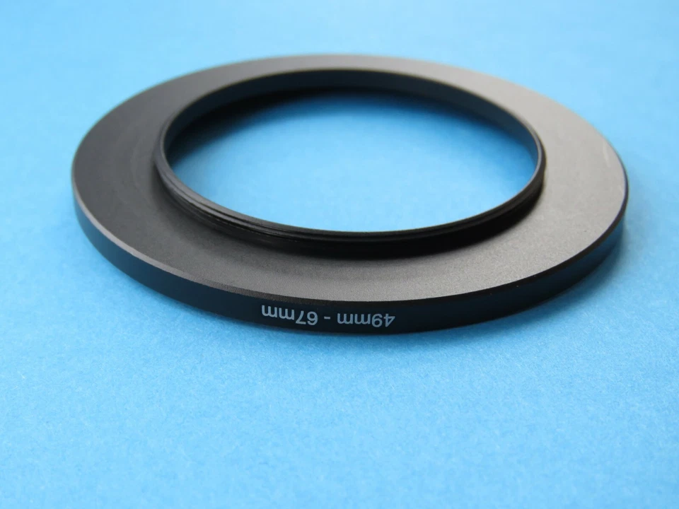 49mm to 67mm Step Up Step-Up Ring Camera Lens Filter Adapter Ring 49mm-67mm - Image 2 of 2