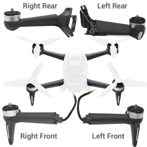 For DJI FPV Original Arm Shell with Motor LED Cover Antenna Cable Replacement - Picture 14 of 16