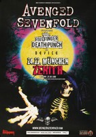 Avenged Sevenfold - Hail To The King , MüNchen 2013 | Konzertplakat | Poster