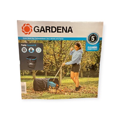 Gardena PopUp Gartenabfallsack Größe M Rechteckig Behälter schwarz 11715-20