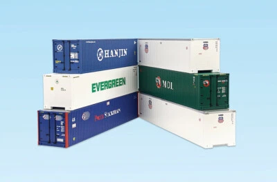 USA Trains R1743E 6 Pack Container #3, Intermodal Flat Car Shipping Containers - Image 1 of 2