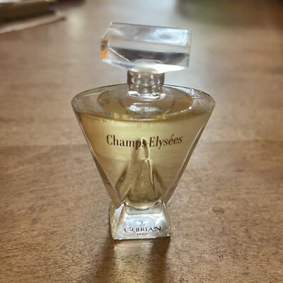 Vintage Guerlain Champs-Elysees 5ml Mini Splash Perfume Glass Stopper