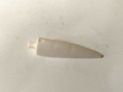 LEGO Bionicle Parts: Flexible Rubber Claw Horn Barb Tooth, #11089, White - 1 Pc