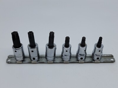 #ad Snap On Tools 3 8quot; Drive Torx Bit Socket Driver Set FTX27 FTX55 USA See Details $134.99