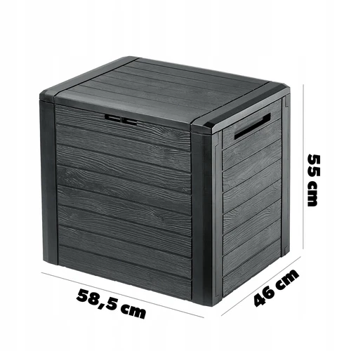 KADAX Gartenkiste, Aufbewahrungsbox aus Kunststoff - Bild 14 von 23