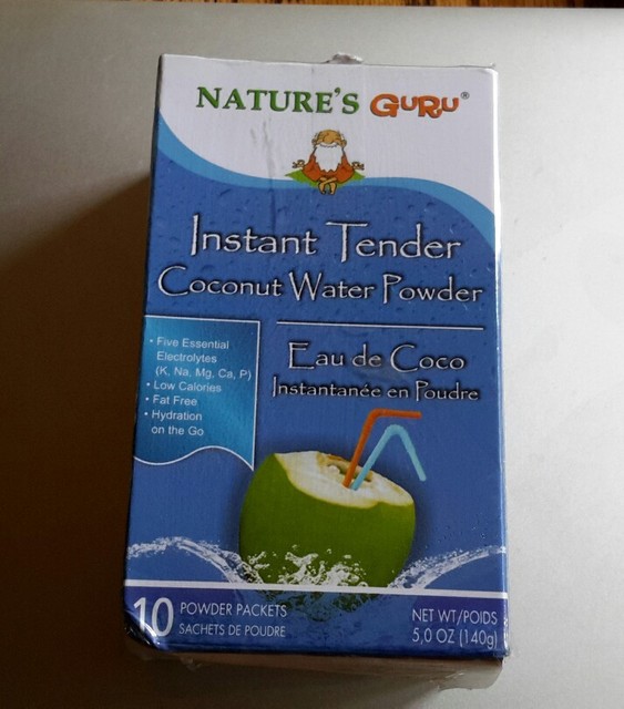 Nature's Guru Mango Instant Tender Coconut Water 10 Packets for sale online eBay