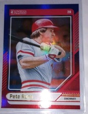 🔥🔥2024 Donruss Baseball Blue Velocity Parallel Pete Rose #64 Cincinnati Reds🔥