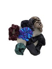 Vintage 1980s Assorted Scrunchies Hair Accessories