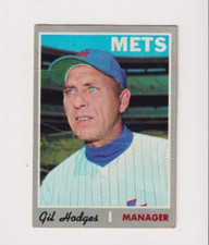 1970 Topps #394 Gil Hodges Mets World series Winners!