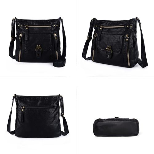 Crossbody Bags Shoulder Bags and Handbags for Women Multi Pocket Daily Soft H...