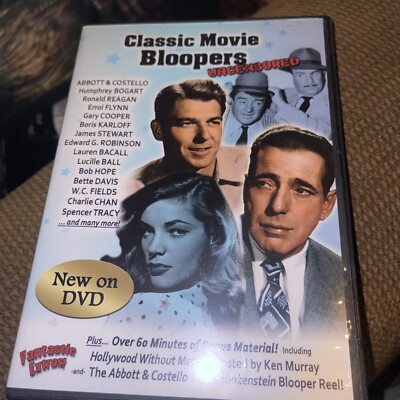 Classic Movie Bloopers Uncensored (DVD) 844503001955|