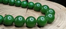 Nephrite Genuine Green Jade Hand braided Adjustable necklace.