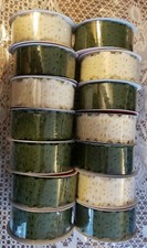 Lot Of 14 - 1.5 x 15 Wired Christmas Holiday Ribbon New Rolls - Celebrate It