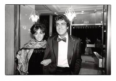 Pressefoto.ALE11025.26x18 cm ca.Paris.1983.Enrico Macias.Gala du Var