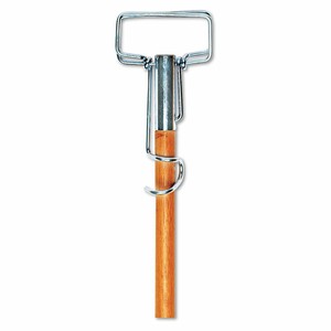 Spring-Grip-Metal-Head-Mop-Handle-For-Most-Mop-Heads-60-034-Wood-Handle