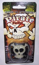 Skull Pacifier Halloween Pirate Baby Punk Glow in Dark Boy Girl New