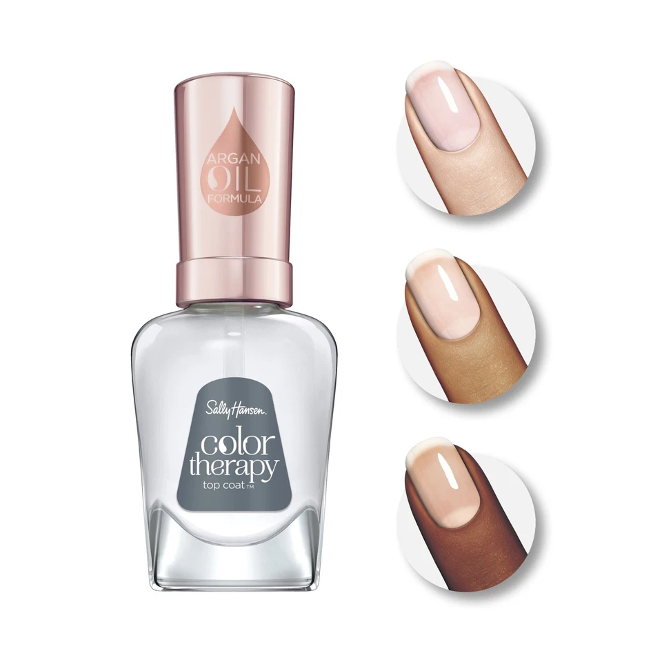 Color Therapy Top Coat mit Arganöl Überlack mit glänzendem Finish schnelltroc... - Bild 2 von 4