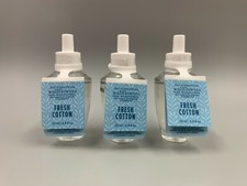 Bath  Body Works Fresh Cotton Fragrance Bulbs Full Size 0.8oz Set of 3 295C