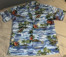 Vinatge Royal Creations Hawaiian Shirt Made in Hawaii SZ Large