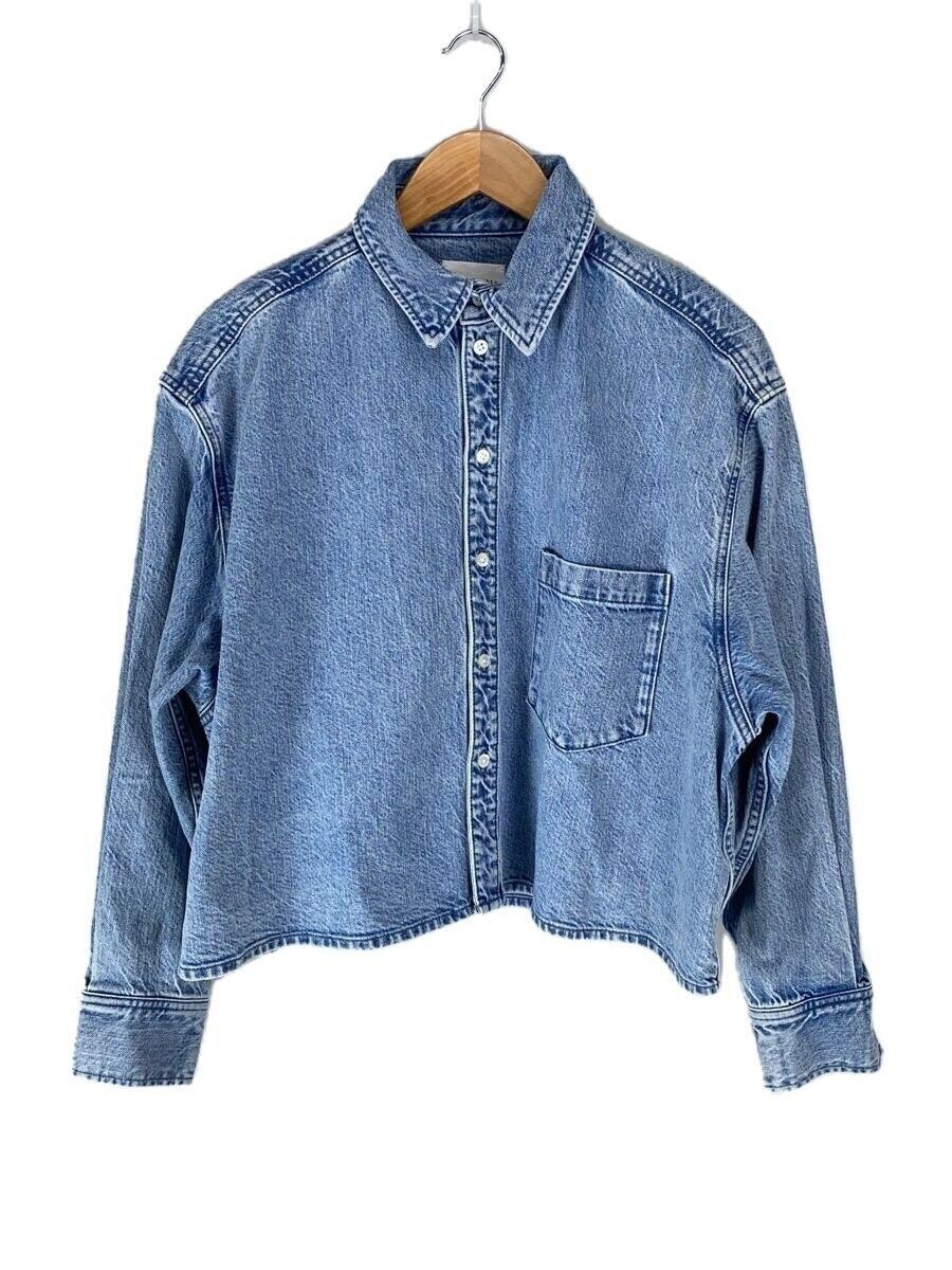 ALTRA MAGLIA TOP HIGH OTHER IENA su misura THE ESSENSE MANICA LUNGA 1 DENIM blu usata