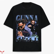 Trend! Gunna Rapper Black Shirt Full size S-5XL Xmas Gift C13