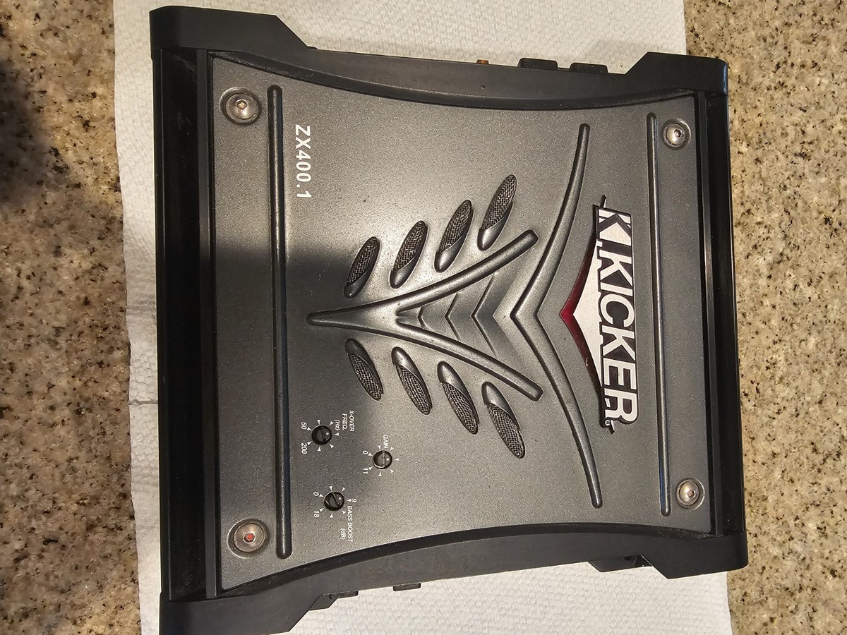 Kicker ZX400.1 1-Channel Car Amp for sale online | eBay