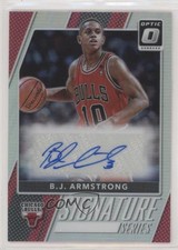 2017 Panini Donruss Optic Signature Series Holo Prizm BJ Armstrong #82 Auto nz5