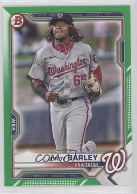 2021 Bowman Draft Green 10/99 Jordy Barley #BD-6 00gy