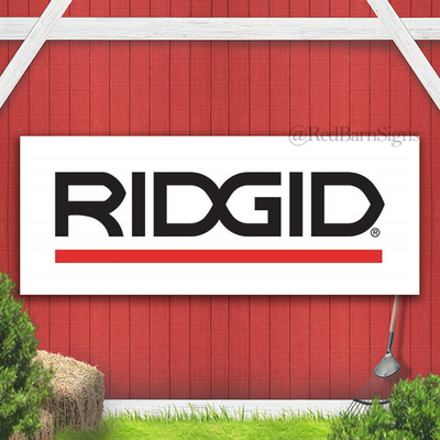 #ad RIDGID Tools Indoor Outdoor Banner Sign with grommets $131.99