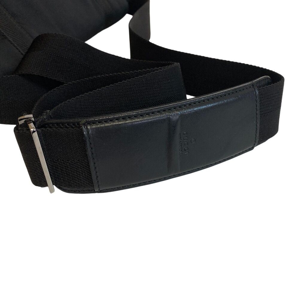 GUCCI 122373 Black Nylon Unisex Shoulder Bag Authentic Durable Compact thumbnail 6