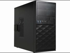 IN WIN Black Mini Tower Computer Case MicroATX Form Factor EFS052.CH450TB3