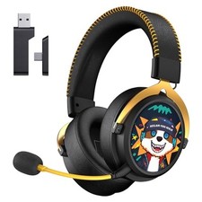 2.4GHz Wireless Gaming Headset for PS5, PS4, PC, Switch