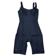 New Ruby Ribbon Mid Thigh Shaping Bodysuit Black 48