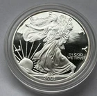 2001-$1 Walking Liberty American Eagle .999 1oz Silver Dollar Proof