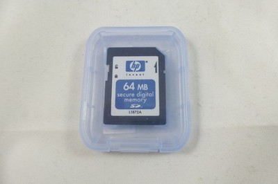 HP 64 MB Secure Digital SD Flash Memory Card (FA134A#AC3)
