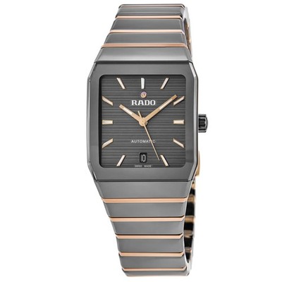 New Rado Anatom Automatic Grey Dial Two-Tone Ceramic & Unisex Watch R10203102