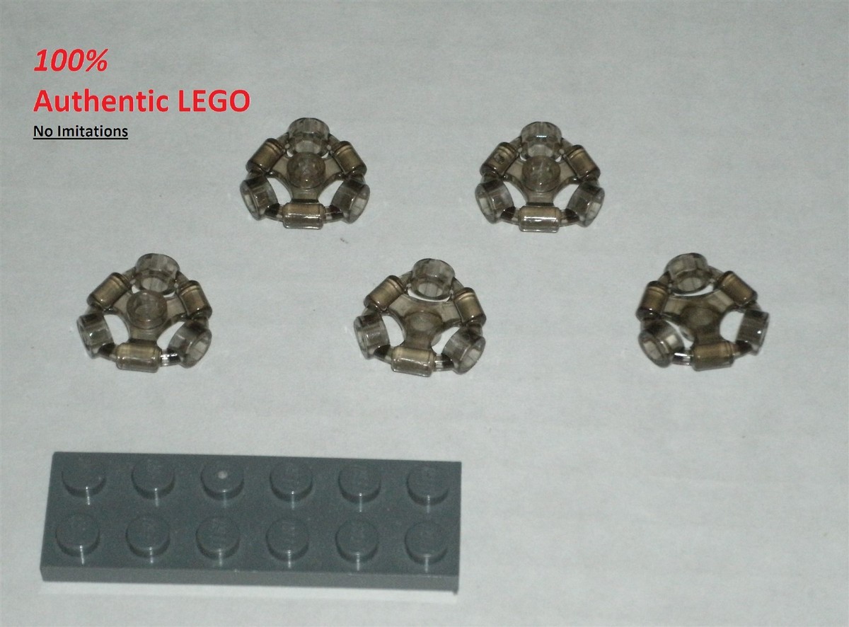 LEGO NEW Transparent Brown Black Weapon Holder Ring (5x) 6296841