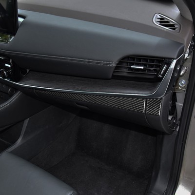 For Nissan Rogue X-Trail 21-25 Real Carbon Fiber Co-pilot Dashboard Panel Cover