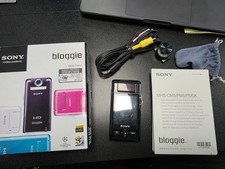 Sony Bloggie MHS-CM5 Full HD 2010 1080p USB Portable Camera 360 Video – Untested