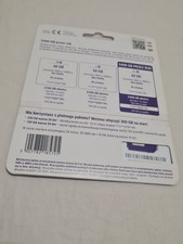 Polish SIM CARD from network PLAY 3in1 Standard-Micro-Nano 600GB New Unused EU