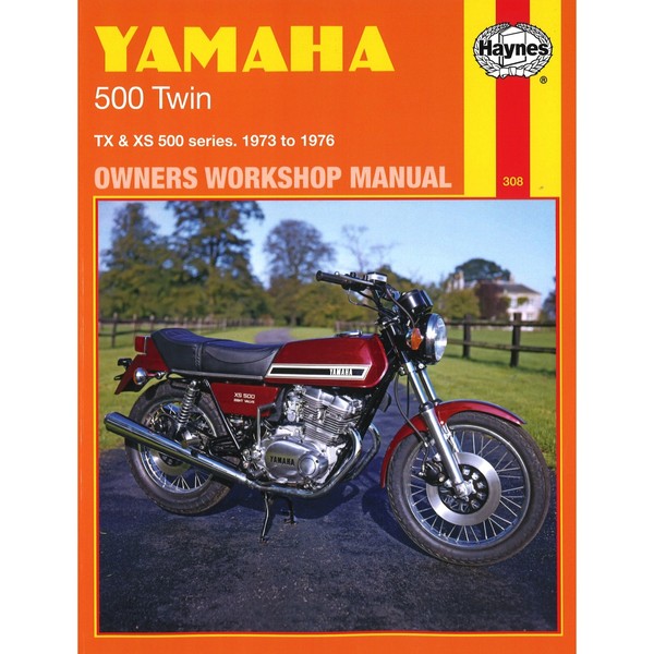 Yamaha TX500/TX500A/XS500 B/C 1973-1976 Uk Us Motorrad Repair Manual Haynes-image