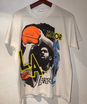 Vintage 90s Magic Johnson T's  Major Magic  LA Lakers Tee