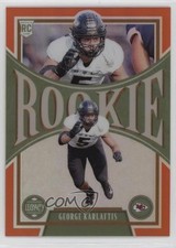 2022 Panini Legacy Rookies Premium Edition Orange /149 George Karlaftis #174 rf2