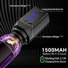 Portable High-Quality Precise Smooth Lightweight Tattoo Machine Kit Complete Set