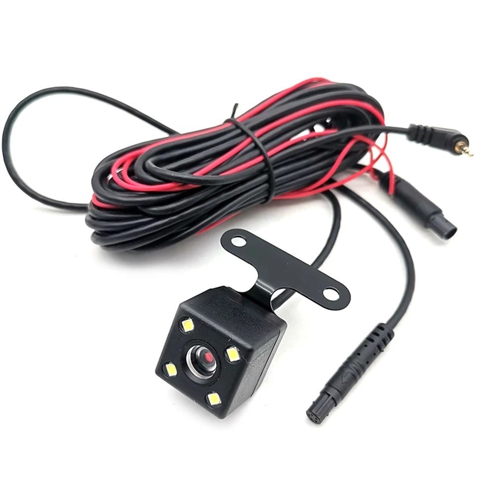 5 Pin Car Rear View Camera Night Vision HD Parking Camera 4 LED Reverse Dash Cam