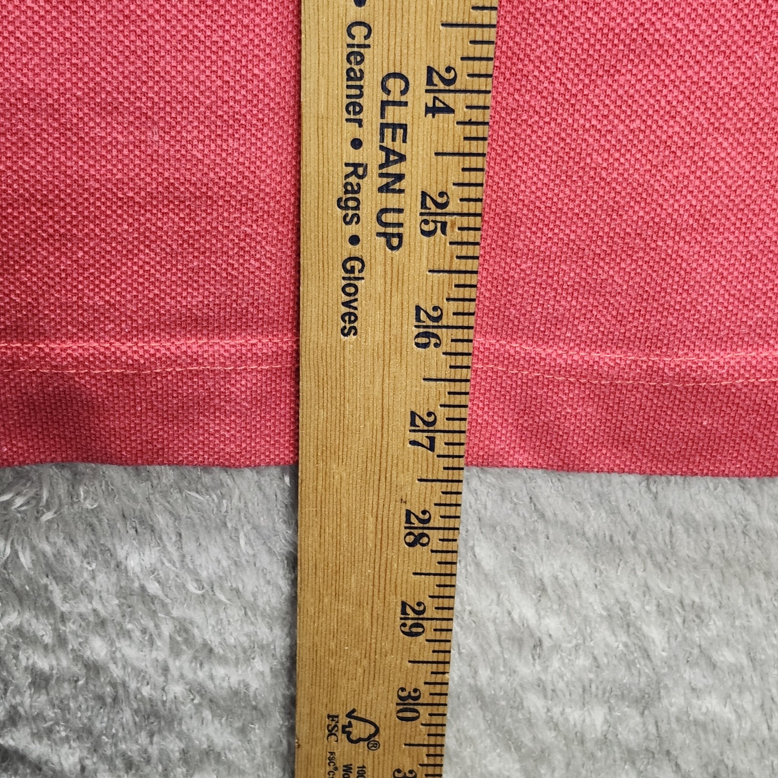 VINTAGE BOSS Red Coral Knit Polo Shirt Men's Medium M Poly/Cotton RN 69781 Logo thumbnail 10