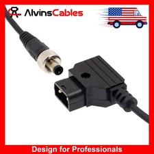 Cavo Alimentazione Bloccaggio DC a D Rubinetto per Monitor Atomos Dispositivi Video PIX-E7 E5 50cm