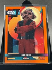 Topps Star Wars Smugglers Outpost Finest Orange Card NIEN NUNB   15/25